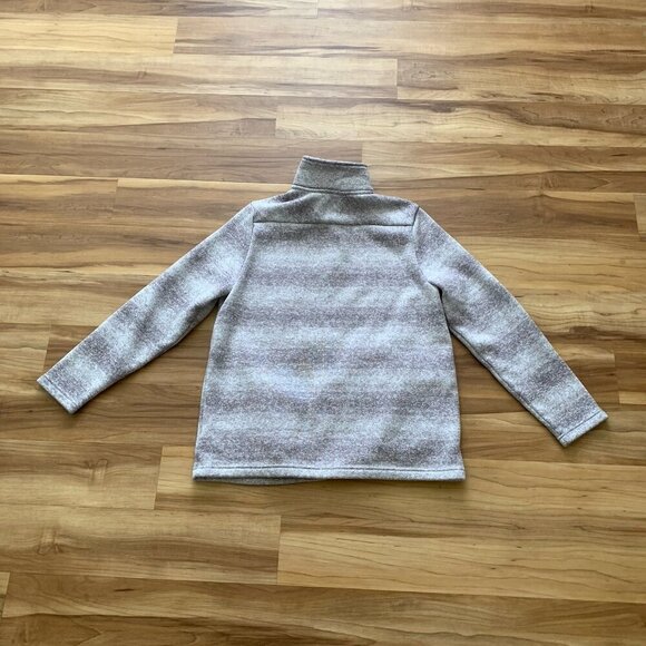 Natural Reflections Womens Pullover Sweater Snap Size Medium Gray Lavender - Picture 5 of 8